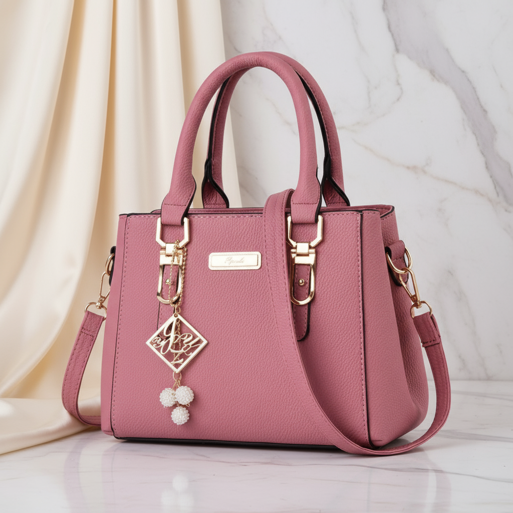 Adjustable Strapped Shoulder Bag/Casual Leather Messenger Bag/Large Capacity Handbag Women's Bag’s/PU Material Soft Structured Tote/Portable Feature.