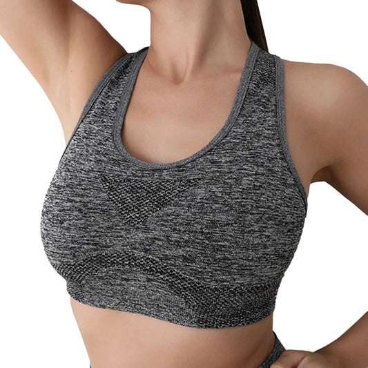 Women Sport’s Bra/Yoga Top Vest/High Shockproof/Yoga Gym Running Fitness/Seamless Sportswear.