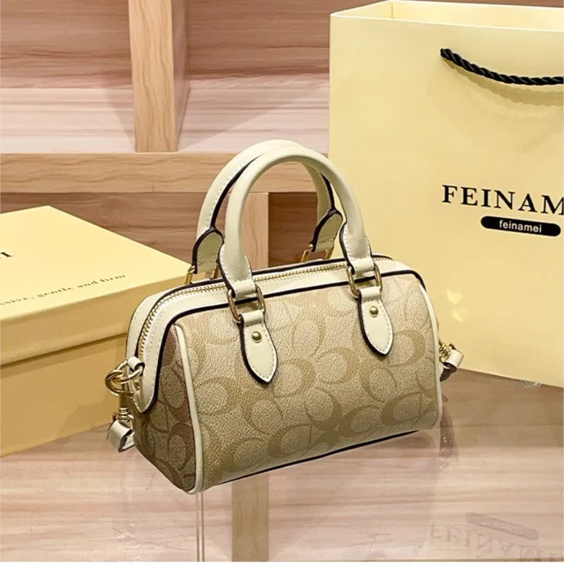 Pillow Shaped Luxury Brand Handbag/ High End Cross Bag/Retro High End Single Shoulder Soft Fashion.