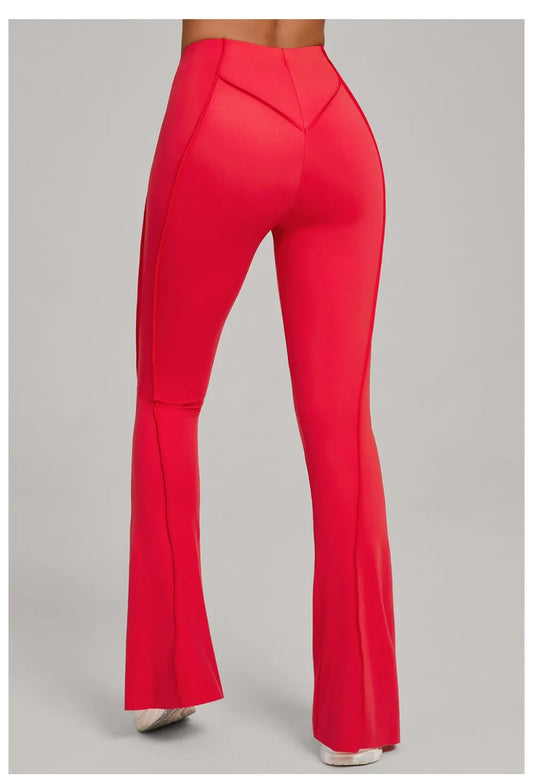 Tight Fitted Wide-Leg Hip-Lifting Pant’s/Yoga Flared Pants Dance High-Waist Flared Fit/Casual Outdoors Sports Trousers Gym Workout.