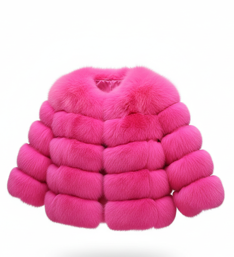 Faux Fur Coat’s For Winter/Women Short Coat Y2k Warm Furry Outerwear/O~Neck Knitted Puffy Warm Coat’s.