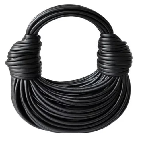 New Gold Luxury Designer Brand Handwoven Noodle Bags Rope Knotted Pulled Hobo Silver Evening Clutch Chic.