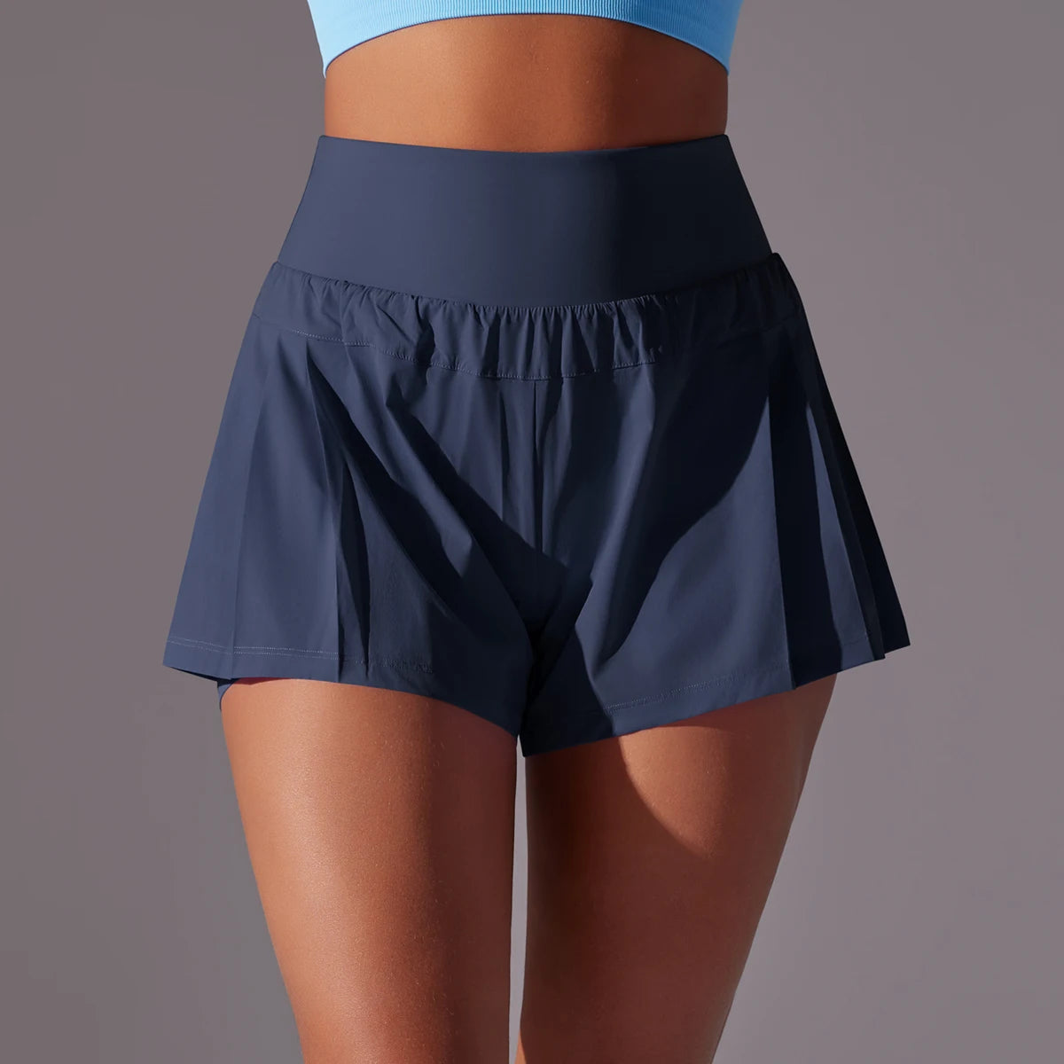 Wide Fitted Gym Running Short’s/ Double Deck Quick Dry/Gym Sport Fitness Jogging/Workout Shorts With Pocket’s.