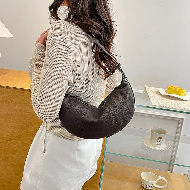 100% Genuine Leather Tote Bag – Premium Minimalist Elegance