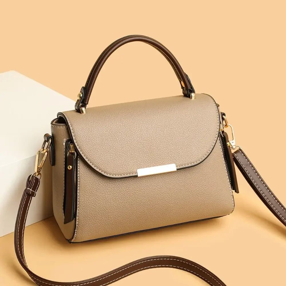 Modern Luxury Shoulder Bag Female Bag. Women Leather Handbags Multicolor High Capacity Crossbody Bags for Ladies Handbags.