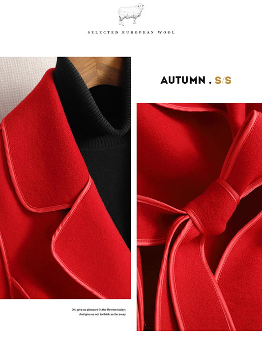 Premium 100% Australian Wool Belted Maxi Coat
