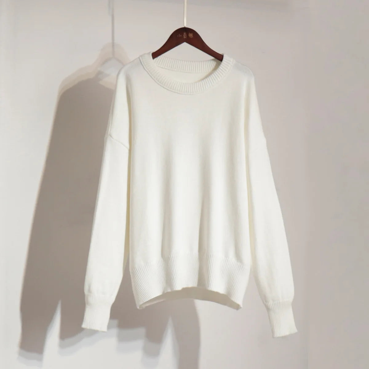 Phantasy Fashion Women Sweater’s/Oversized O Neck/Autumn Winter/Thick Warm Pullover Tops Casual Loose Knitted Sweater’s.
