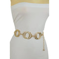 Big O-Ring Chain Belts for Women Girls Body Chain For Party Wedding Daily Accessory Wear.