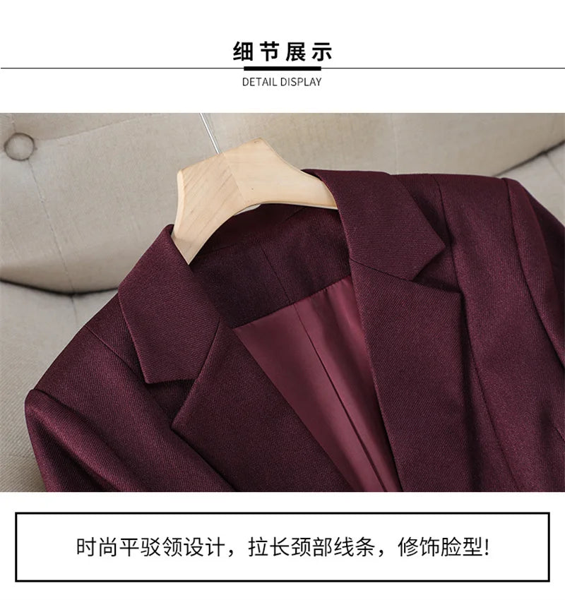 Timeless Elegance Sculpted Single-Button Blazer|Modern Blend Boutique | Women’s Tailored Workwear & Occasion Blazer