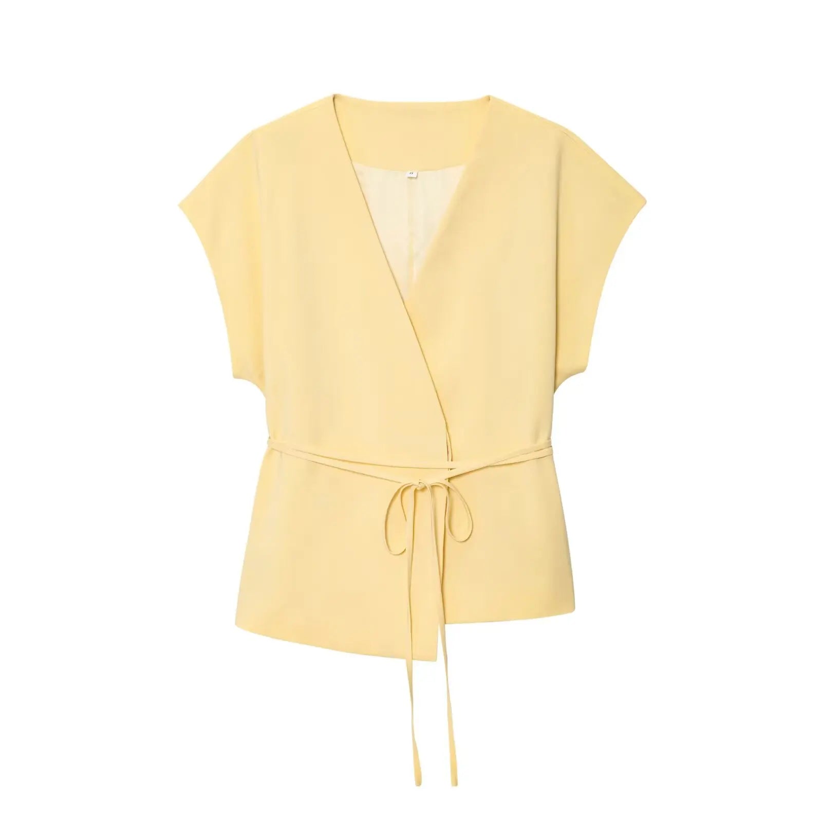 TFMLN Women's Trouser Suit’s/Sleeveless V-Neck/Top With Belt/Straight Pants Set’s/Autumn Commuter 2 Piece Set.