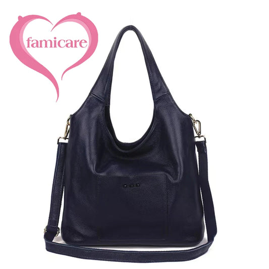 Genuine Leather Luxury Tote Bag – Timeless Everyday Elegance