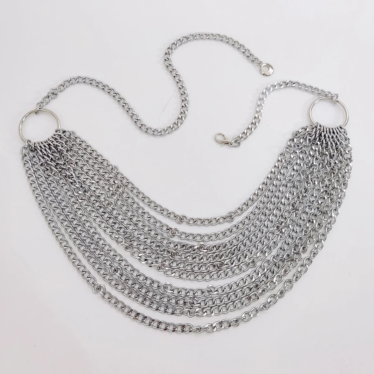 Stunning Punk Metal Belt’s/Gold Chain Belt/Metal Waist Tassel/High Quality Adjustable Goth Waistband.