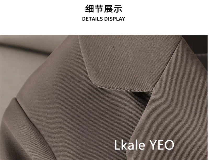 Women’s Tailored Belted Blazer – Single-Breasted Notched Lapel, Structured Shoulder, Regular-Length Suit Jacket, Elegant Business Casual Outerwear