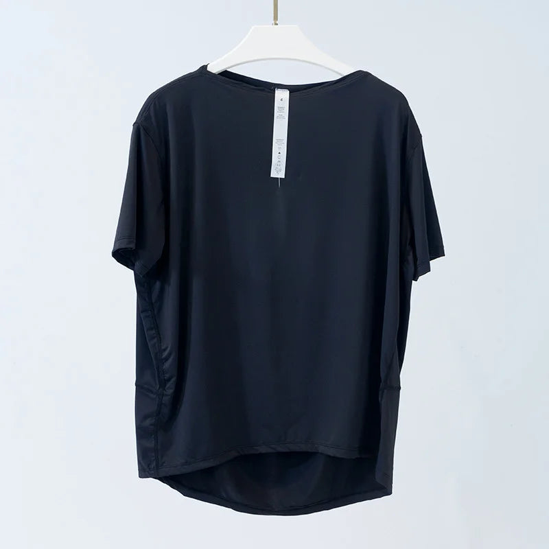 Women’s Cooling Active Top with Utility Pockets | Breathable Stretch Fitness Shirt