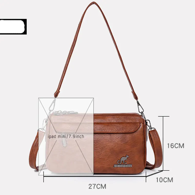 New Trending Vintage Crossbody Bag for Women Fashion Shoulder Bags Handbag PU Leather luxury Design bags.