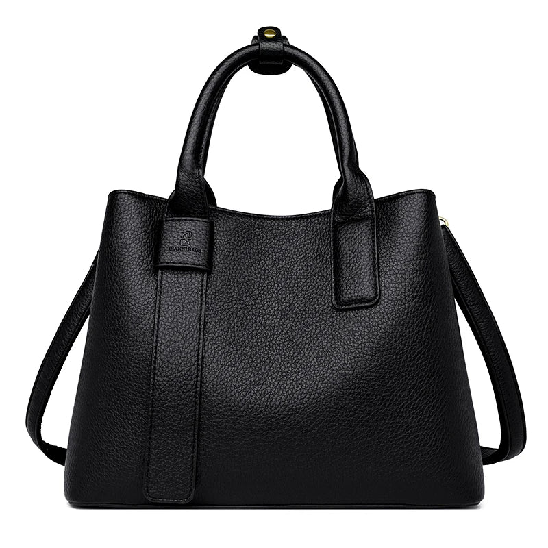 Business Handbags For Women 2025/ Luxury Designer Handbag Pure Color/Big Capacity Shoulder Crossbody Bags Branded Top-handle Tote.