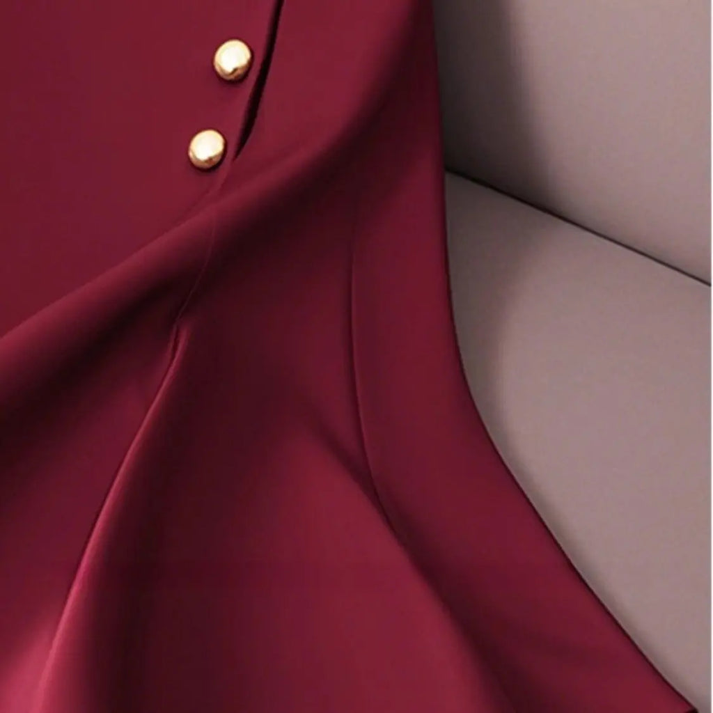 New Fashion Temperament/Mermaid Slim High Waist  Single/Breasted Solid /Color Office Lady Elegant Skirts High End/Button designed.