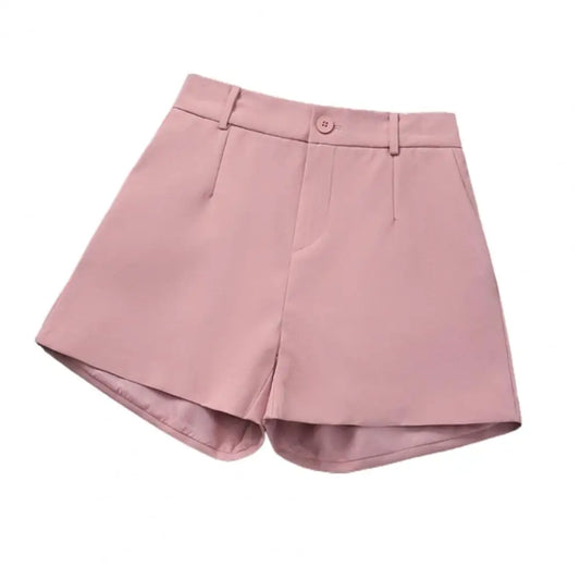 Suited Line Shorts Elegant High Waist/Wide Leg Suit Short Commute Summer Suit Shorts Casual Slim Hot Short Pants