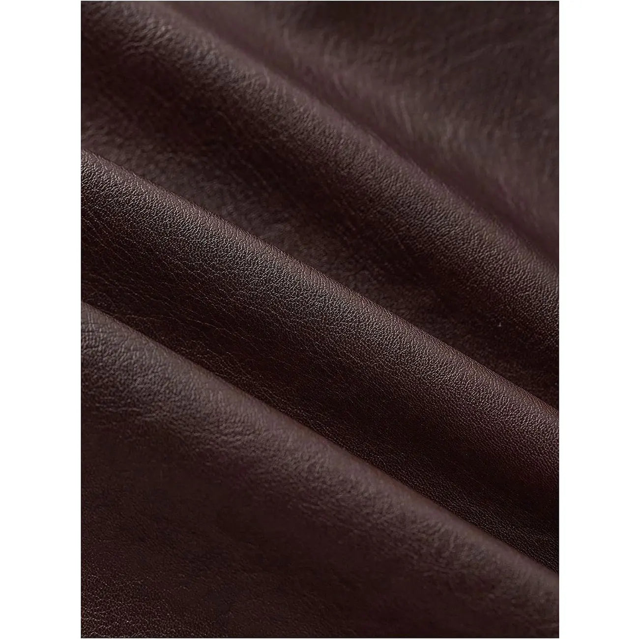 Women’s Belted Faux Leather A-Line Mini Skirt