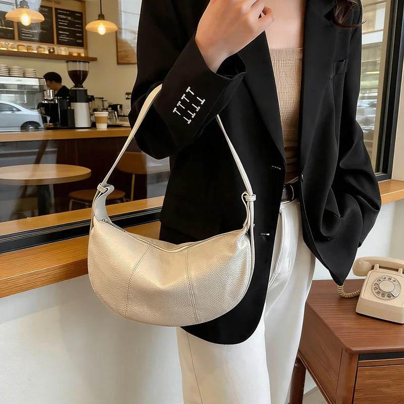 100% Genuine Leather Tote Bag – Premium Minimalist Elegance