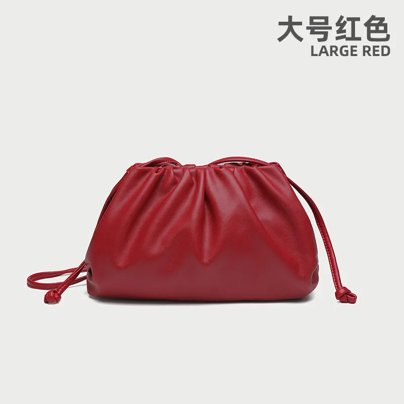Luxury Soft Leather Shoulder Bag/Soft Versatile Quality Crossbody Bags.