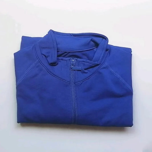 Workout Activewear Sports Pilates/Yoga Clothes Zippy Jacket/Running Long Sleeves Gym Tops Zipper.