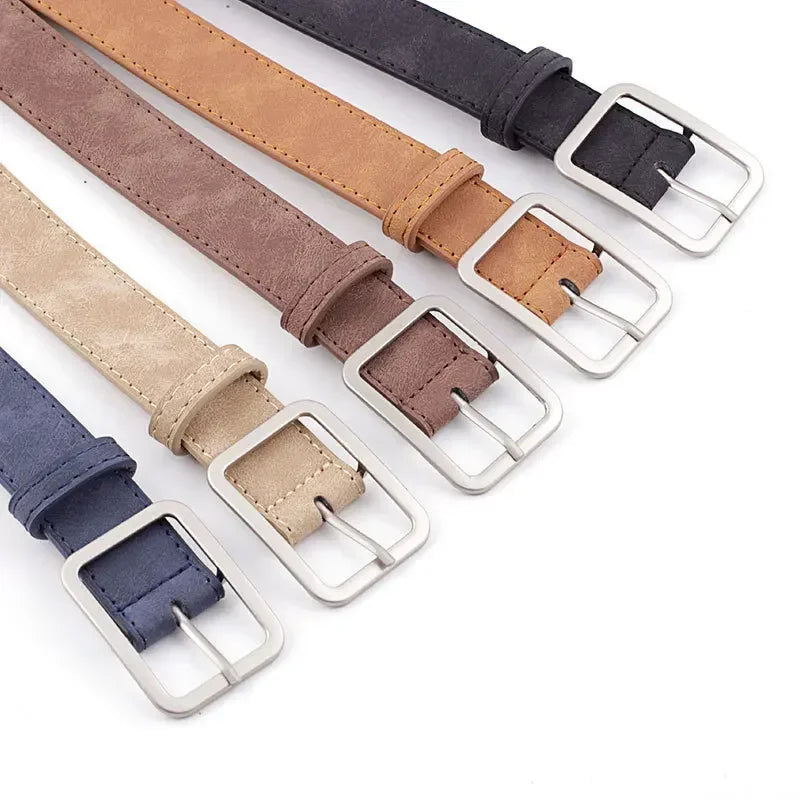Fashionable Belts for Woman/105cm Beautiful Vintage Color/PU Belts Jeans Accessories Student Trendy Belt’s.