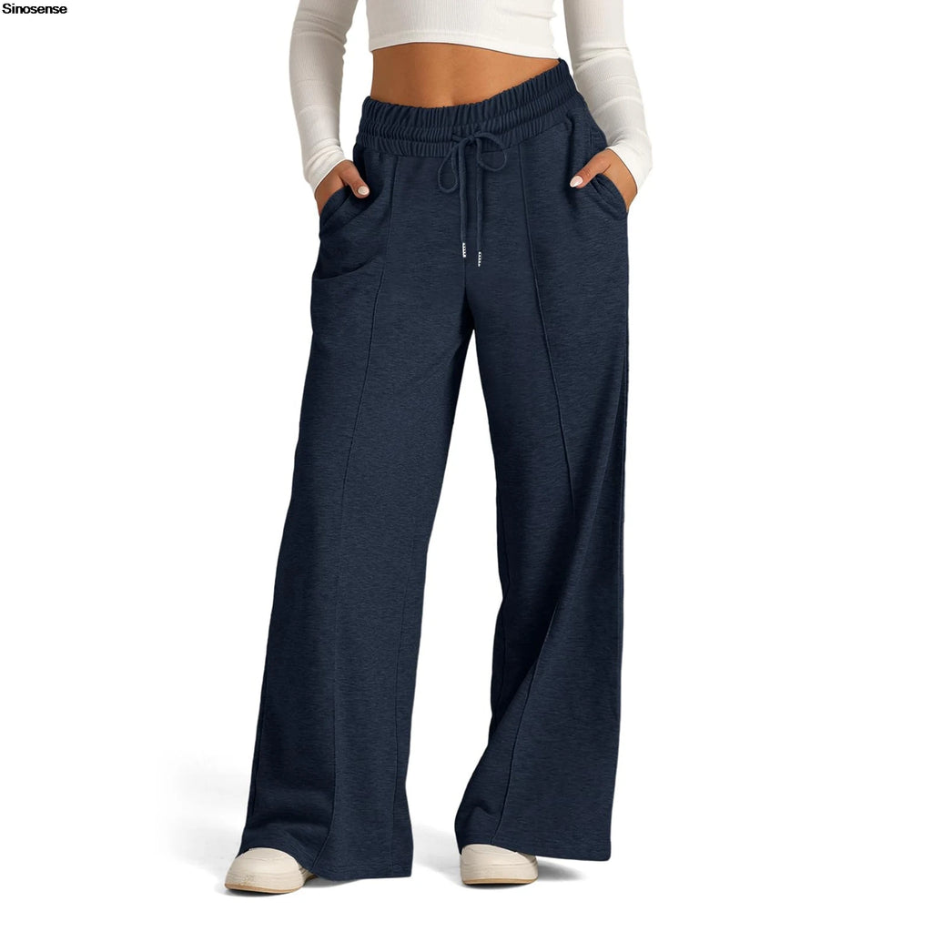 Comfort Baggy Wide Leg Sweatpant’s/High Waisted Baggy Flared Pants Drawstring/ Athletic Joggers Casual Daily Wear Loose Yoga Sports Pants.