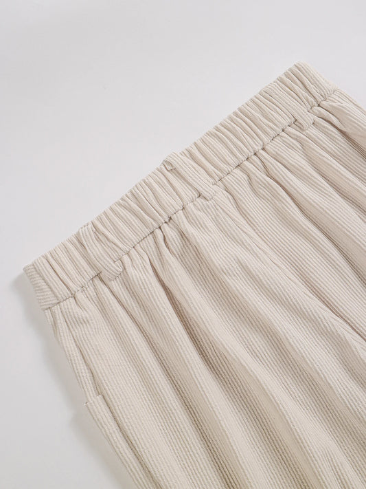 High Waist Corduroy Wide Leg Pant’s/Casual Long Trousers with Pockets/Ladies Fashionable Relaxed Fit Bottom’s.