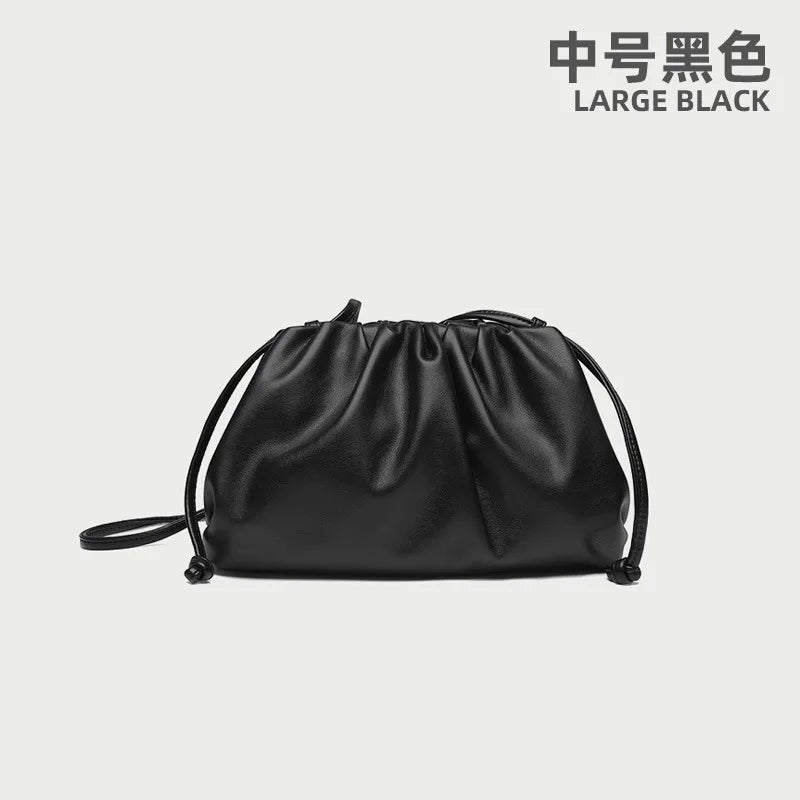Luxury Soft Leather Shoulder Bag/Soft Versatile Quality Crossbody Bags.