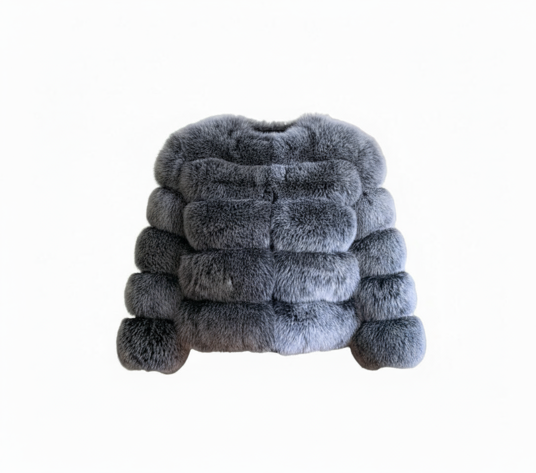 Faux Fur Coat’s For Winter/Women Short Coat Y2k Warm Furry Outerwear/O~Neck Knitted Puffy Warm Coat’s.