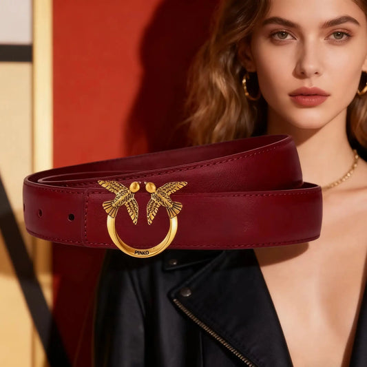 Genuine Leather Belt/Jean Minimalist Belt/ Stylish Casual Belt’s/Fashion Western/Trendy Waist Cincher Female Accessories.