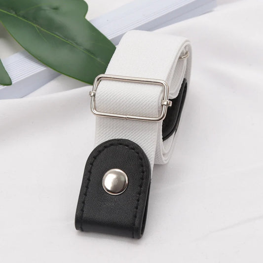 New Adjustable Belt’s for Women/Buckle-Free Waist Jean Pant’s/No Buckle Stretch Elastic Waist/Lazy Invisible Belt