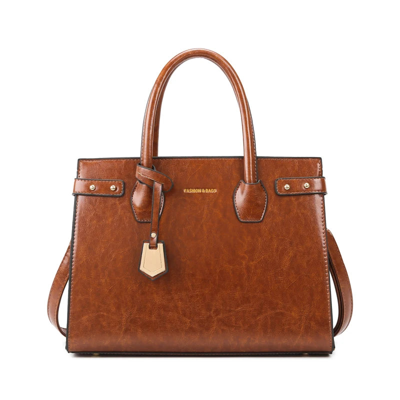 Luxury High Capacity Shoulder Bag/High-quality Soft Leather Tote/Handbags for Women Sac A Main.
