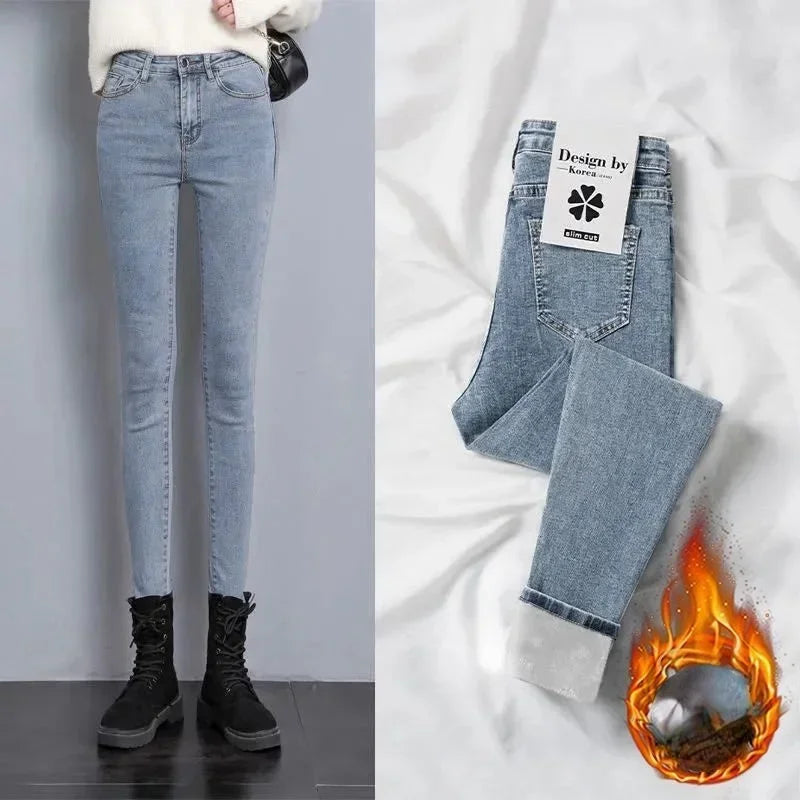 Comfy High Rise Elastic/Skinny Pencil Pant Streetwear/Slightly Stretched/Soft Made Fabric/Hot Sale! 🔥