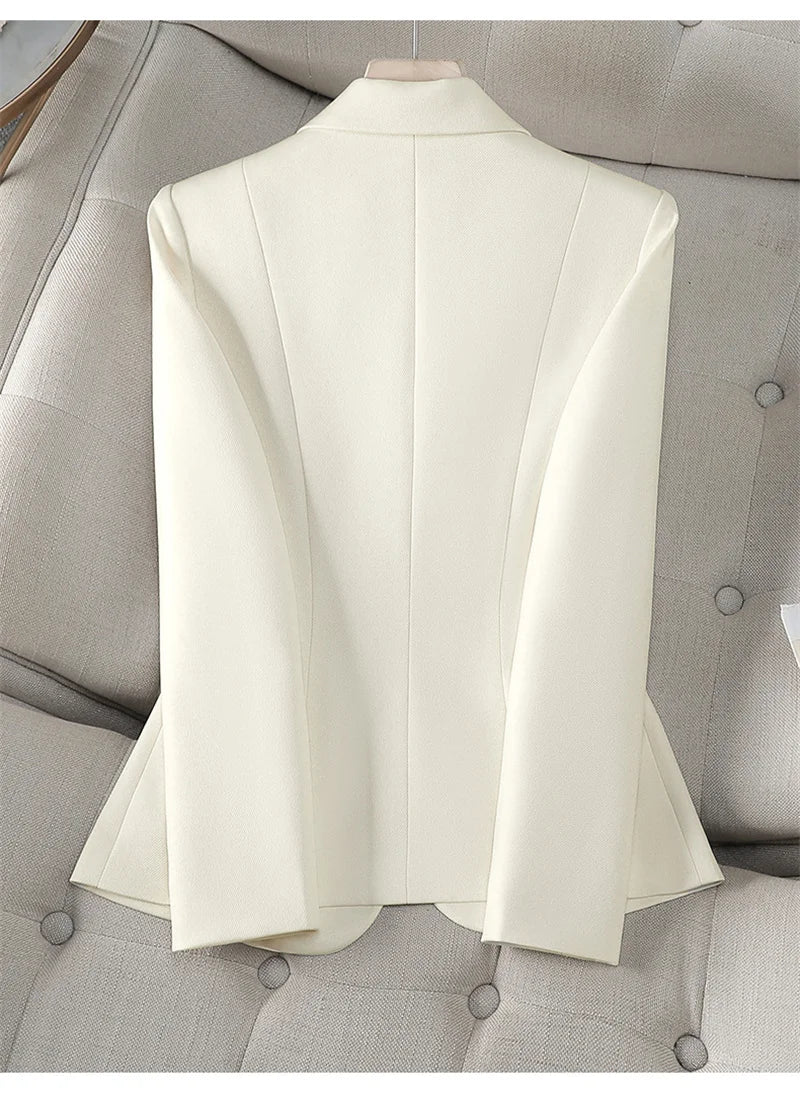 Timeless Elegance Sculpted Single-Button Blazer|Modern Blend Boutique | Women’s Tailored Workwear & Occasion Blazer