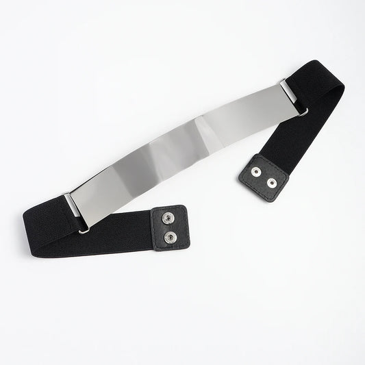 Stylish Metallic Sequin Belt’s/ Women's Elastic Belt/Exaggerated Personality Wide Waist Accessories.