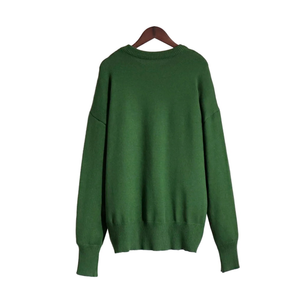 Phantasy Fashion Women Sweater’s/Oversized O Neck/Autumn Winter/Thick Warm Pullover Tops Casual Loose Knitted Sweater’s.