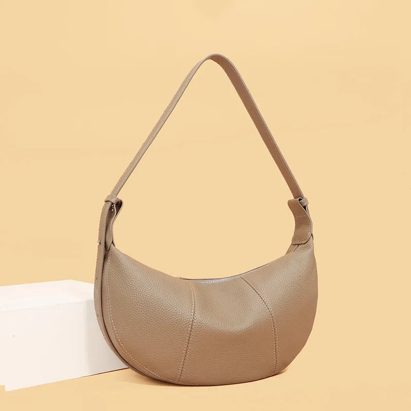100% Genuine Leather Tote Bag – Premium Minimalist Elegance