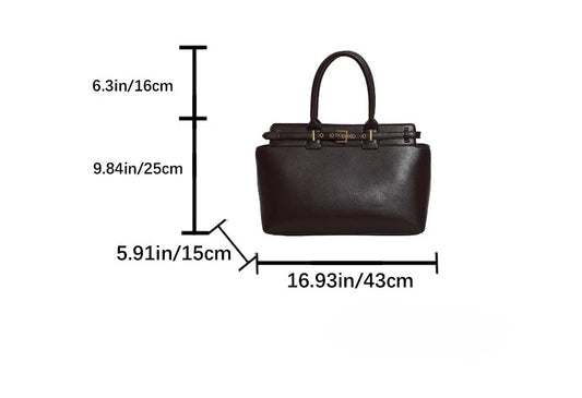 Luxury Large Capacity Tote Bag for Women – Elegant PU Leather Designer Work Handbag