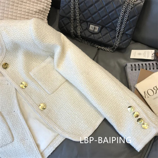 2025 Winter Women Woolen Coat – High-Quality Long Sleeve Casual Short Coat – Modern Elegant Female Jacket Outerwear