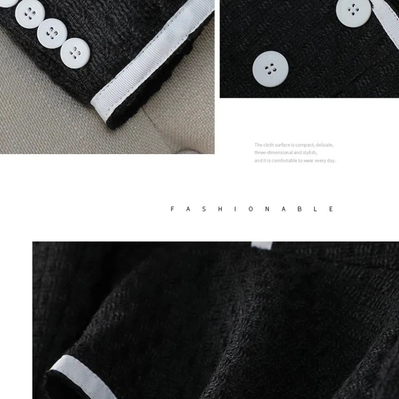 Luxury Celebrity Fragrance Suits Temperament Slim Skinny Occupational Suit Blazer Sets Fishtail Skirt