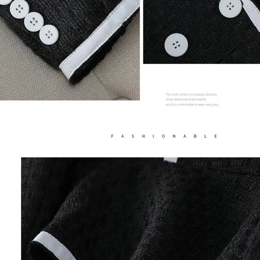 Luxury Celebrity Fragrance Suits Temperament Slim Skinny Occupational Suit Blazer Sets Fishtail Skirt