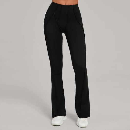 Tight Fitted Wide-Leg Hip-Lifting Pant’s/Yoga Flared Pants Dance High-Waist Flared Fit/Casual Outdoors Sports Trousers Gym Workout.