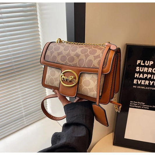 High-end Versatile Chain Bag/Crossbody Bag/Mini PU Leather Shoulder Bag/Handheld Large Capacity.