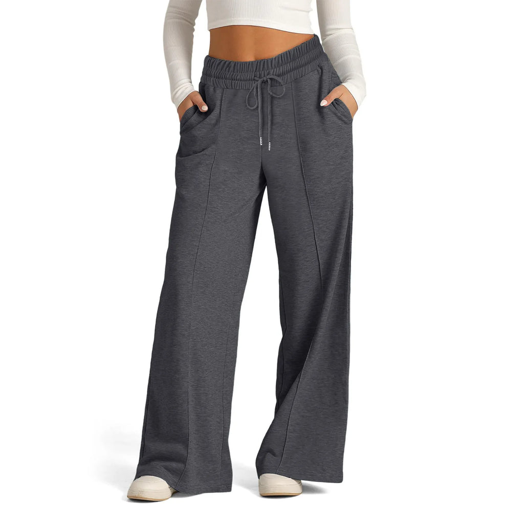 Comfort Baggy Wide Leg Sweatpant’s/High Waisted Baggy Flared Pants Drawstring/ Athletic Joggers Casual Daily Wear Loose Yoga Sports Pants.