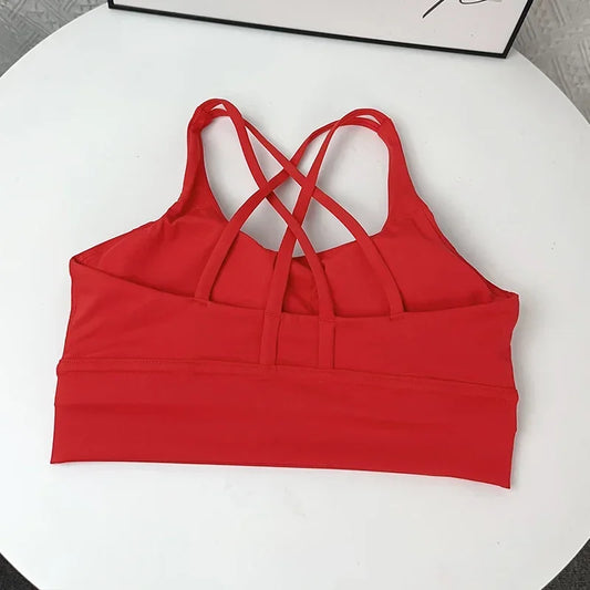 2 Piece Yoga Suits Cross Back Sport’s Bra/Stretchy High Waist/Athletic Leggings Breathable Running Outdoor Pilates Sportswear.