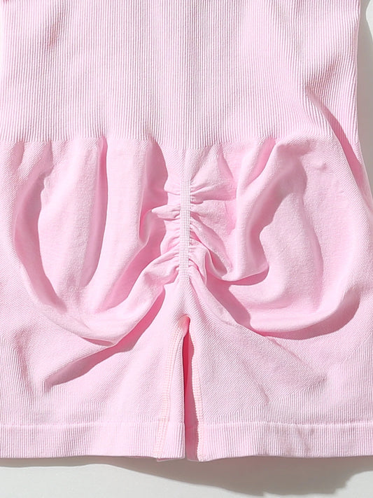 Seamless Sexy Peach Set/All in-one Fitness Wear/Threaded Quick -drying Fitness Sport’s/One piece yoga wear.