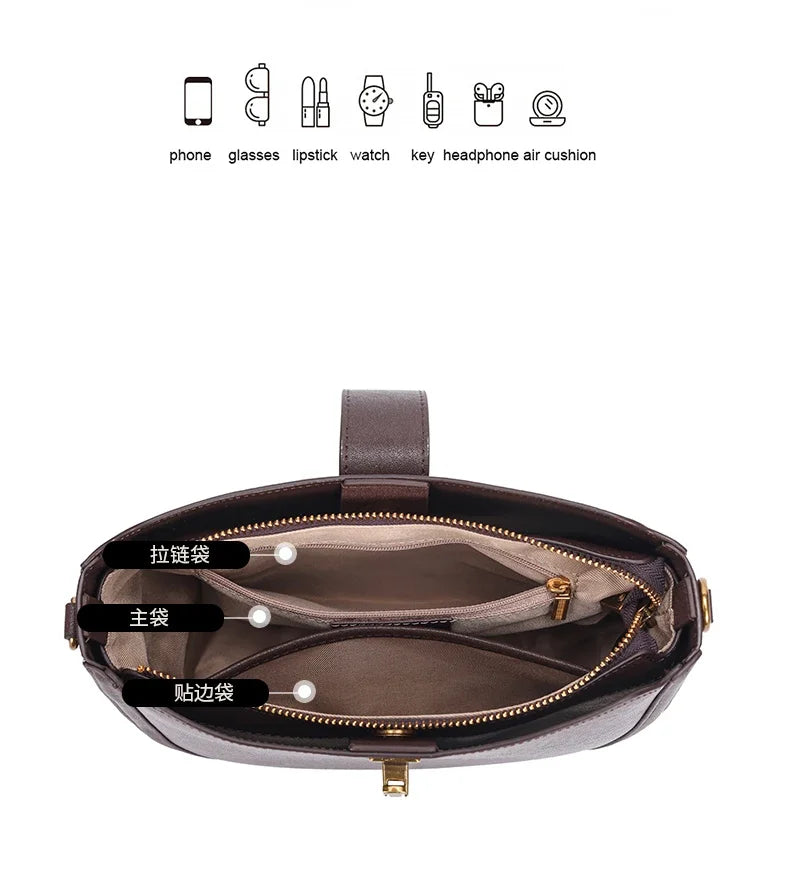 Vintage Luxe Shoulder Bag – Timeless Minimalist Edition
