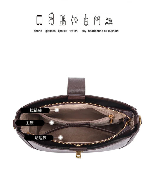 Vintage Luxe Shoulder Bag – Timeless Minimalist Edition